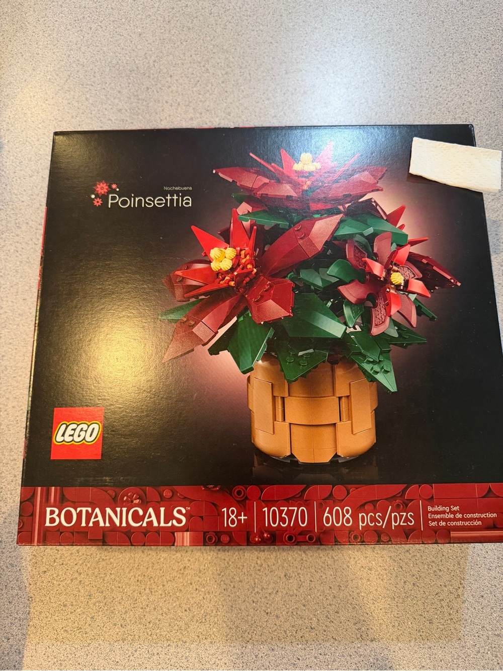 New Lego Botanicals Christmas Holiday Poinsettia 10370 Building Set Toy
